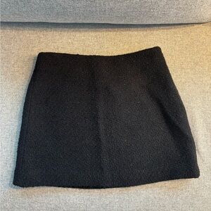 Mango Black Pencil Mini Skirt